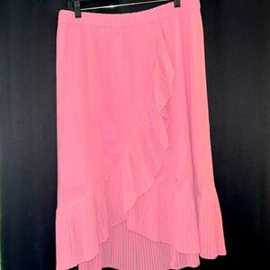 J. Crew Pink Midi Skirt NWT